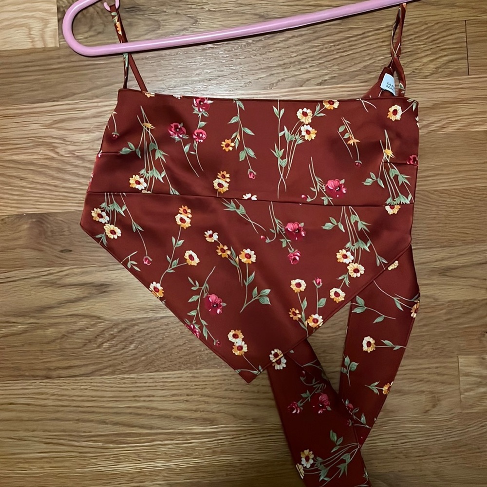 Danielle Bernstein Scarf Top